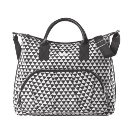 ENJOY JOISSY to pojemna torba dla mamy w miejskim stylu - black triangles