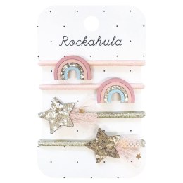 Rockahula Kids 4 gumki do włosów Shimmer Rainbow Star