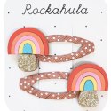 Rockahula Kids spinki do włosów dla dziewczynki 2 szt. Rainbow Toadstool