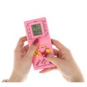 Gra Gierka Elektroniczna konsola kieszonkowa Tetris 9999in1 różowa