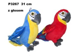 Maskotka Papuga 2 kolory 31cm z głosem 163868 SunDay mix cena za 1szt