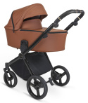 GLOSS ibebe 2w1 wózek wielofunkcyjny dla dzieci do 22 kg- IG222 Rudy eco leather