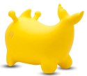 Skoczek gumowy dla dzieci REKIN BABY SHARK 62 cm żółty do skakania z pompką
