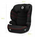 LARS I-Size Lionelo fotelik samochodowy 15-36 kg - Sporty Black Red