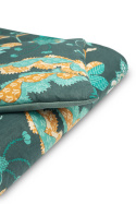 Sensillo Komplet Velvet do wózka kołyski łóżeczka - poduszka + kołderka - PARADISE SZMARAGDOWY