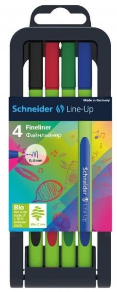 Zestaw cienkopisów SCHNEIDER Line-Up 0,4mm 4kol