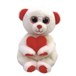 Maskotka TY Beanie Bellies DESI biały niedźwiedź z sercem 15cm 41047