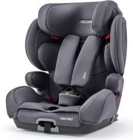 Tian Pro Recaro Simply Grey 9-36 kg 9 miesięcy - 12 lat fotelik samochodowy dla dzieci do 12 roku -