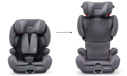 Tian Pro Recaro Simply Grey 9-36 kg 9 miesięcy - 12 lat fotelik samochodowy dla dzieci do 12 roku -