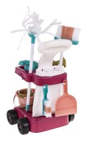 Zestaw Sprzątający 14 el. dla dzieci 3+ Wózek sprzątający + Interaktywny Odkurzacz Ręczny + Akcesoria