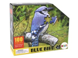 Puzzle 100 Elementów Motyw Ptak Niebieski Zwierzęta