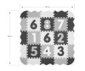 Milly Mally Mata piankowa puzzle Jolly 3x3 Digits - Grey