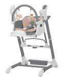 Cascata Carrello krzesełko do karmienia, elektryczny bujaczek, kołyska - Space Grey