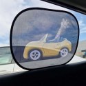 Kurtyna statyczna przeciwsłoneczna osłona okna samochodu żyrafa