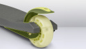 JESSY Lionelo hulajnoga balansowa koła LED do 50 kg - Grey Green