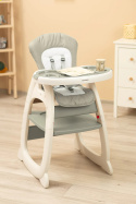 HOMEE CARETERO 2w1 krzesełko do karmienia i stolik - Grey