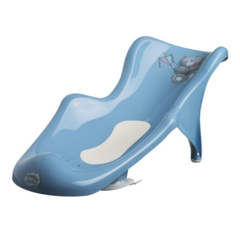 Fotelik do kąpieli z matą antypoślizgową "MISIU" Maltex Baby (7750) niebieski
