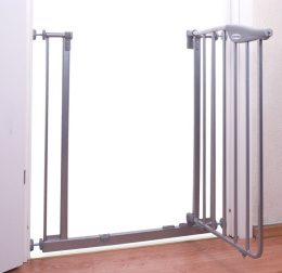 SafeHouse Caretero Metalowa barierka bramka rozporowa od 77 do 83 cm