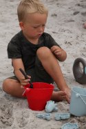 Składane wiaderko do wody i piasku Scrunch Bucket - Czerwony