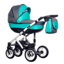 NEW MELODY Paradise Baby wózek z gondolą i fotelikiem CARLO 0-10kg - Polski Produkt - MEL-6