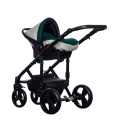 NEW MELODY Paradise Baby wózek z gondolą i fotelikiem CARLO 0-10kg - Polski Produkt - MEL-7