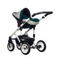 NEW MELODY Paradise Baby wózek z gondolą i fotelikiem CARLO 0-10kg - Polski Produkt - MEL-7