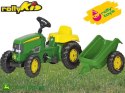 Rolly Toys rollyKid Traktor na pedały John Deere z przyczepką 2-5 lat