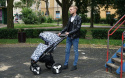 SCANDI 3w1 Dynamic Baby wózek wielofunkcyjny z fotelikiem - jeans line SL2