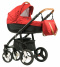 SCANDI 3w1 Dynamic Baby wózek wielofunkcyjny z fotelikiem - rubin red line SL3