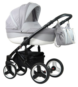 DOKKA 3w1 Dynamic Baby wózek wielofunkcyjny z fotelikiem Kite - rive steel D7