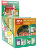 Gra podróżna z naklejkami Apli Kids - Sudoku kształty