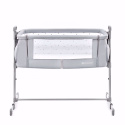 NESTE KinderKraft łóżeczko dostawne spanie z dzieckiem 0m+ - Grey