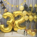 Balon urodzinowy na hel cyfry -1- 40cm