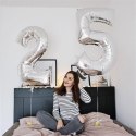 Balon urodzinowy na hel cyfry -1- 40cm