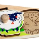 Kolorowe puzzle dla dziecka - zwierzątka farma LUCY &amp; LEO