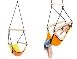 Huśtawka dziecięca - wiszący fotel kid's swinger orange AMAZONAS