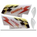 Hotwing 750 ARF Hook Red - Latające skrzydło Hacker Model