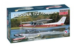 Model plastikowy - Samolot Cessna 172 Floatplane 1:48 (customowy numer rejestracyjny) - Minicraft