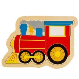 Układanka puzzle drewniane lokomotywa ONSHINE