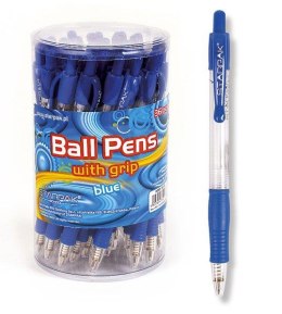 Długopis automatyczny GRIP niebieski p36. STARPAK (cena za 1szt)