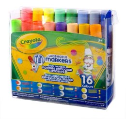 Mini markery zmywalne 16kol Pipsqueaks Wacky Tips 8709 Crayola