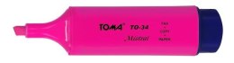 Zakreślacz TOMA Mistral różowy p10. TOMA, cena za 1szt.
