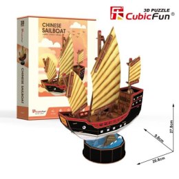 Puzzle 3D Żaglowiec Chinese Sailboat 62el T4033H 24033