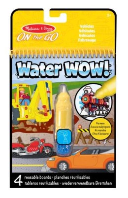 MELISSA Kolorowanka wodna Water Wow! - Pojazdy 15375