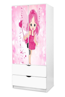 NOBIKO Szafa do pokoju Hello Kitty Księżniczki 180 x 80 x 51 cm 7