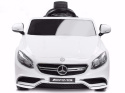 Mercedes-Benz S63 AMG White Toyz pojazd na aklumulator 12V 70W 3 lata+