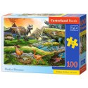 Puzzle 100 world of dinosaurs