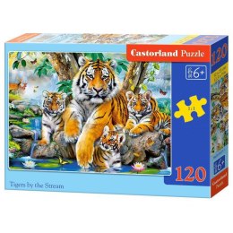 Puzzle 120el. tigers by stream