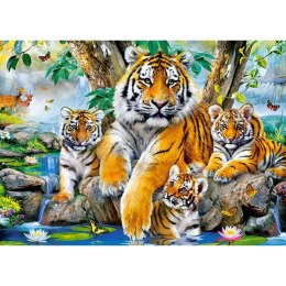 Puzzle 120el. tigers by stream