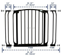 DREAMBABY Rozszerzenie bramki bezpieczeństwa o 9cm - (wys.75cm)